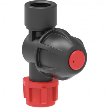 Porta boquilla roscado con antigota y tuerca H 3/8" 10 uds