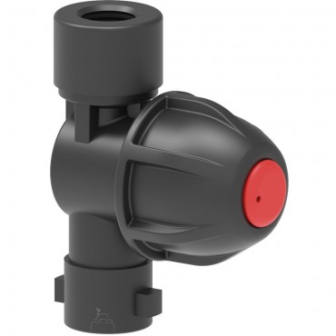 Porta boquilla roscado con antigota y para tuerca bayoneta H 3/8" 10 uds