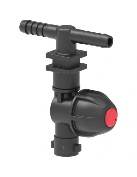 Porta boquilla antigota conexión rápida y porta manguera doble Ø 10 mm 10 uds