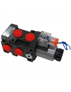 Electroválvula selectora 3/8" 6 vias 12v apilable