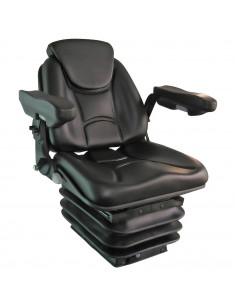 Asiento neumático RM62210 tela negra