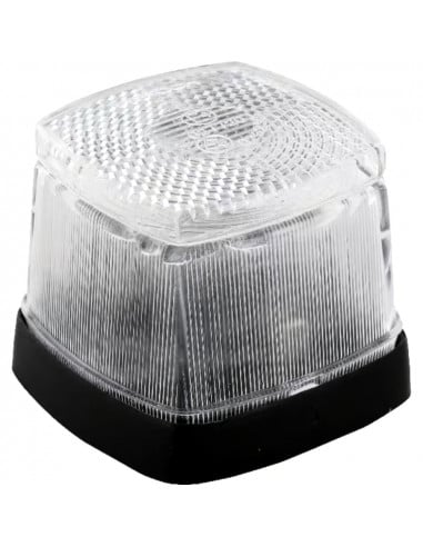 Piloto delantero con catadióptrico blanco