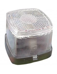 Piloto delantero con catadióptrico blanco