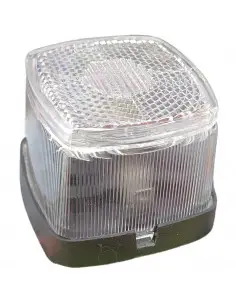 Piloto delantero con catadióptrico blanco