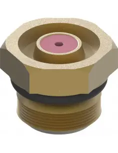 Boquilla roscada pastilla cerámica 2.3 mm 5 uds