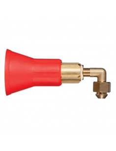 Pulverizador regulable latón M-2014 cónico rosca hembra 1/2" con campana