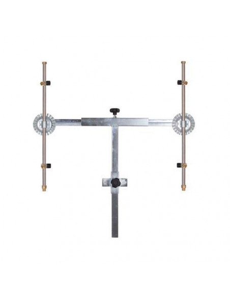 Barra fumigación en T 2 + 2 sin pulverizadores con módulo antigota