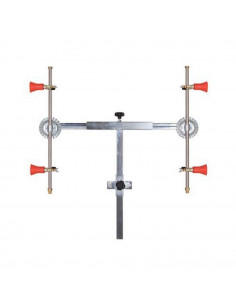 Barra fumigación en T 2 + 2 con pulverizadores turbo con módulo antigota