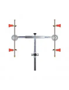 Barra fumigación en T 2 + 2 con pulverizadores con módulo antigota