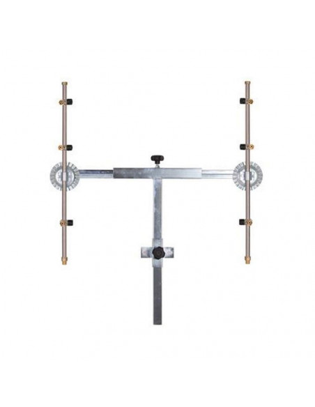 Barra fumigación en T 3 + 3 sin pulverizadores con módulo antigota