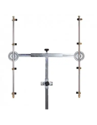 Barra fumigación en T 4+4 sin pulverizadores con módulo antigota