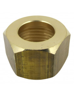 Tuerca latón rosca 24 x 1,5 mm 10 uds