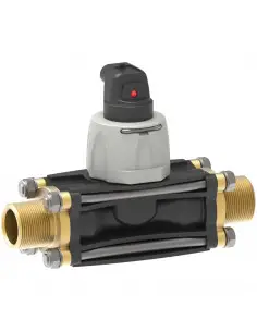 Caudalímetro de paletas WOLF 2,5 - 50 L/min 40 BAR 3/4" M latón