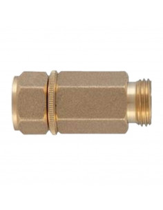 Racor giratorio reforzado latón 1/2"