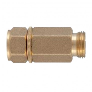 Racor giratorio reforzado latón 1/2"