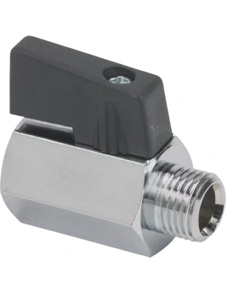 Grifo mini llave tipo esfera 1/2" M-H