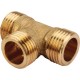 Racor en T macho 1/2" latón 10 uds