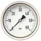 Manómetro glicerina INOX reforzado Ø 100 mm 1/2" posterior 0 - 60 bar