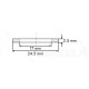 Juntas planas para tapones hembra de 3/4" 25 uds