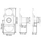 Válvula de compuerta 1 1/4" M - 1 1/4" H
