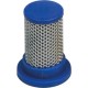 Filtro cilíndrico boquilla 3/8" Azul mesh 80 25 uds