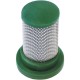 Filtro antigota boquilla 3/8" Verde mesh 100 25 uds