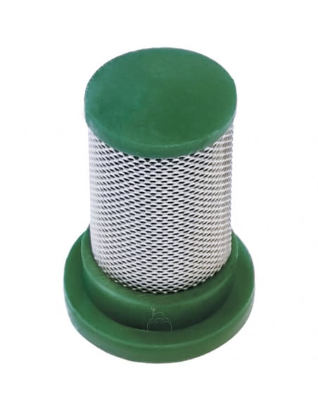 Filtro antigota boquilla 3/8" Verde mesh 100 25 uds