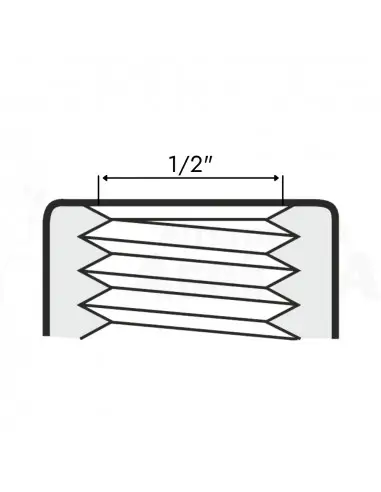 Racor 45º rosca hembra 1/2" con acoplamiento rápido 10 uds