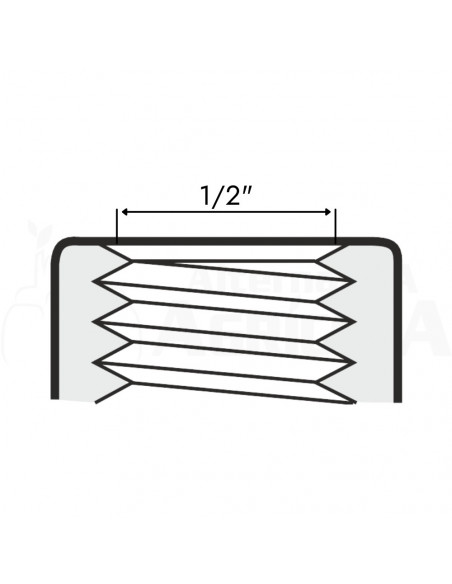 Racor 45º rosca hembra 1/2" con acoplamiento rápido 10 uds