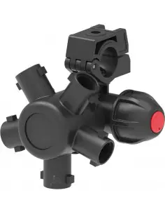 Portaboquilla pentajet con antigota para tuerca bayoneta lateral F 10 mm D 1/2" EPDM 5 uds