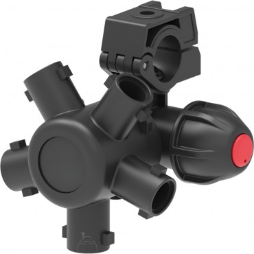 Portaboquilla pentajet con antigota para tuerca bayoneta lateral F 10 mm D 1/2" EPDM 5 uds
