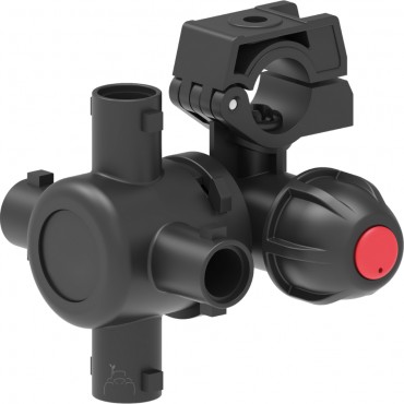 Portaboquilla cuatritrijet con antigota para tuerca bayoneta lateral F 7 mm D 1/2" EPDM 5 uds