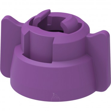 Tuerca bayoneta universal UNI-CAP Lila 25 uds