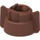 Tuerca bayoneta universal UNI-CAP Marrón 25 uds