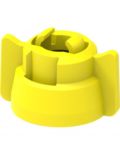 Tuerca bayoneta universal UNI-CAP Amarilla 25 uds