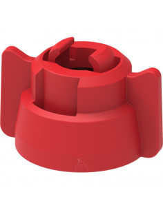 Tuerca Bayoneta Universal UNI-CAP Roja 25 uds