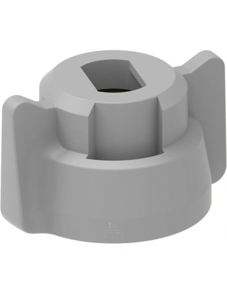 Tuerca bayoneta boquilla rajilla Blanca 25 uds