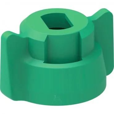 Tuerca bayoneta boquilla rajilla Verde 25 uds