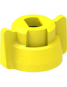 Tuerca bayoneta boquilla rajilla Amarilla 25 uds