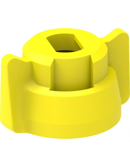 Tuerca bayoneta boquilla rajilla Amarilla 25 uds