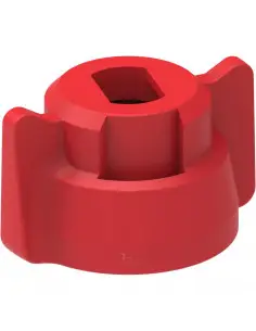 Tuerca bayoneta boquilla rajilla Roja 25 uds