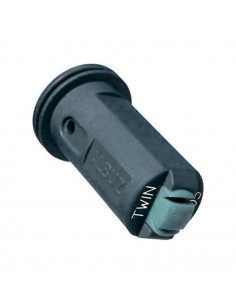 Boquilla AVI TWIN 110º doble chorro cerámica antideriva Gris Albuz 5 uds