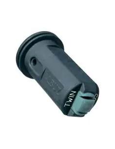 Boquilla AVI TWIN 110º doble chorro cerámica antideriva Gris Albuz 5 uds