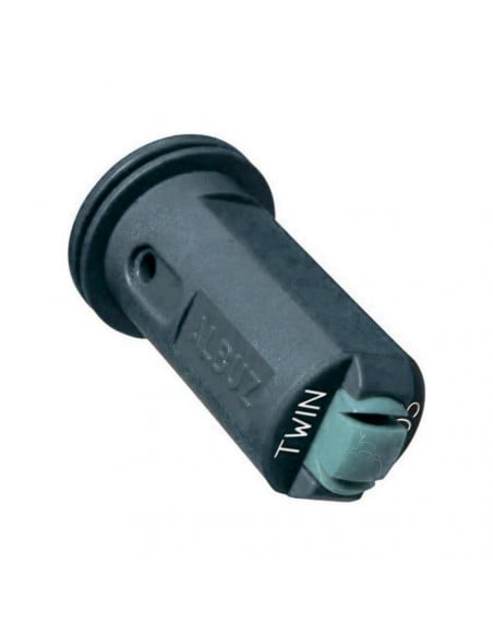 Boquilla AVI TWIN 110º doble chorro cerámica antideriva Gris Albuz 5 uds