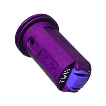 Boquilla AVI TWIN 110º doble chorro cerámica antideriva Morada Albuz 5 uds