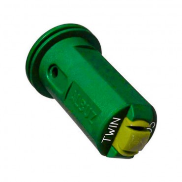 Boquilla AVI TWIN 110º doble chorro cerámica antideriva Verde Albuz 5 uds