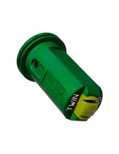 Boquilla AVI TWIN 110º doble chorro cerámica antideriva Verde Albuz 5 uds