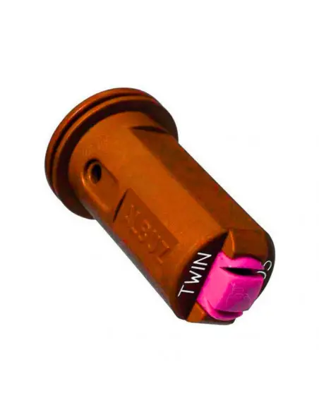 Boquilla AVI TWIN 110º doble chorro cerámica antideriva Naranja Albuz 5 uds
