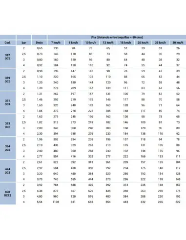 Boquilla OC LURMARK OC12 rajilla latón excéntrica HYPRO 5 uds