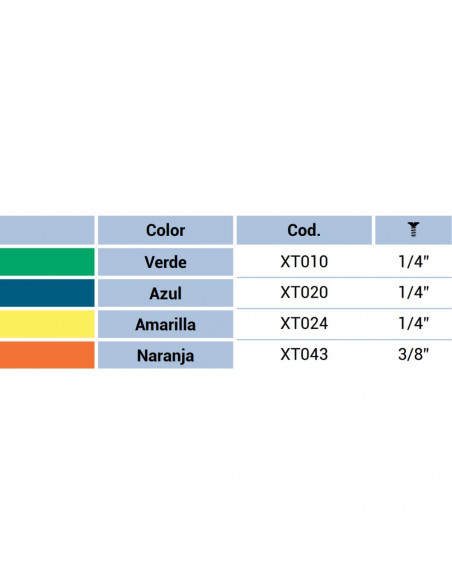 Boquilla largo alcance Hy-pro Azul XT fumigación